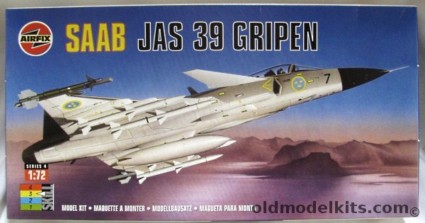 Airfix 1/72 SAAB JAS-39 Gripen, 04043 plastic model kit